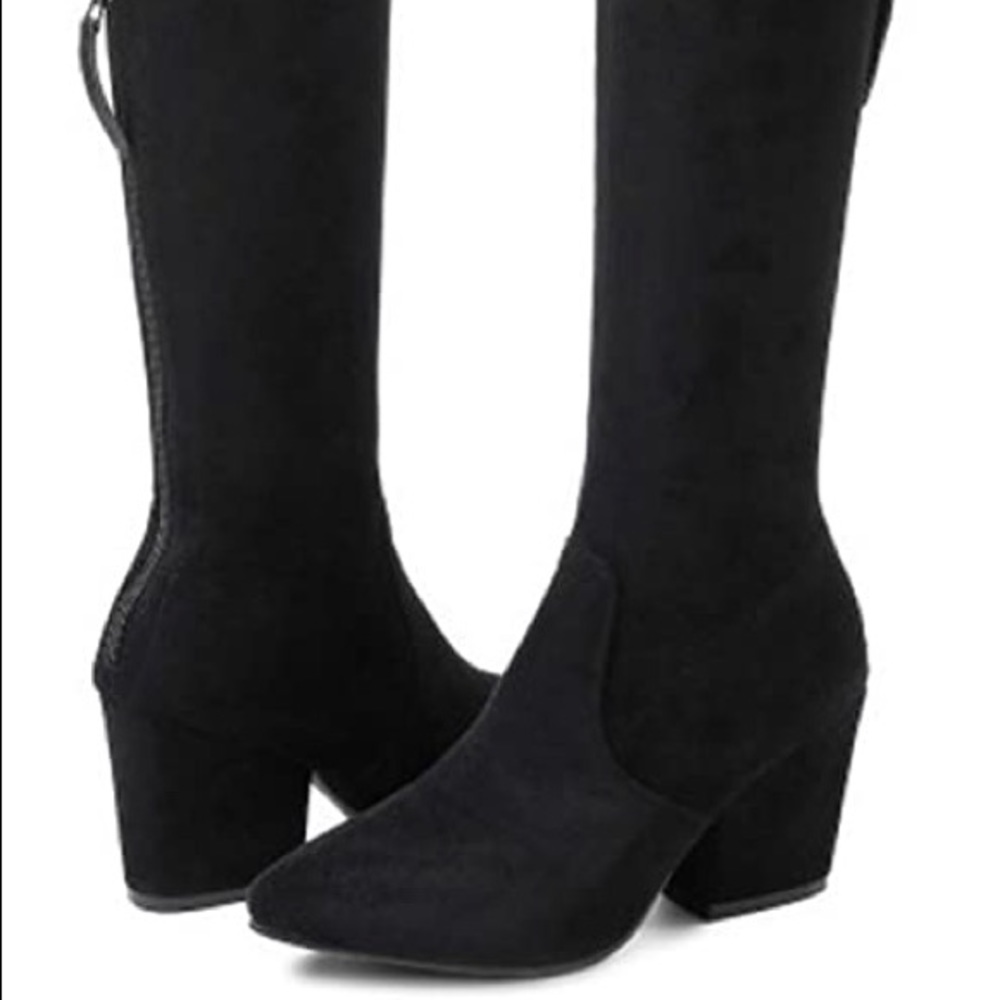 🌑NNG Black Thigh High Over the Knee Boots w/heels🌑